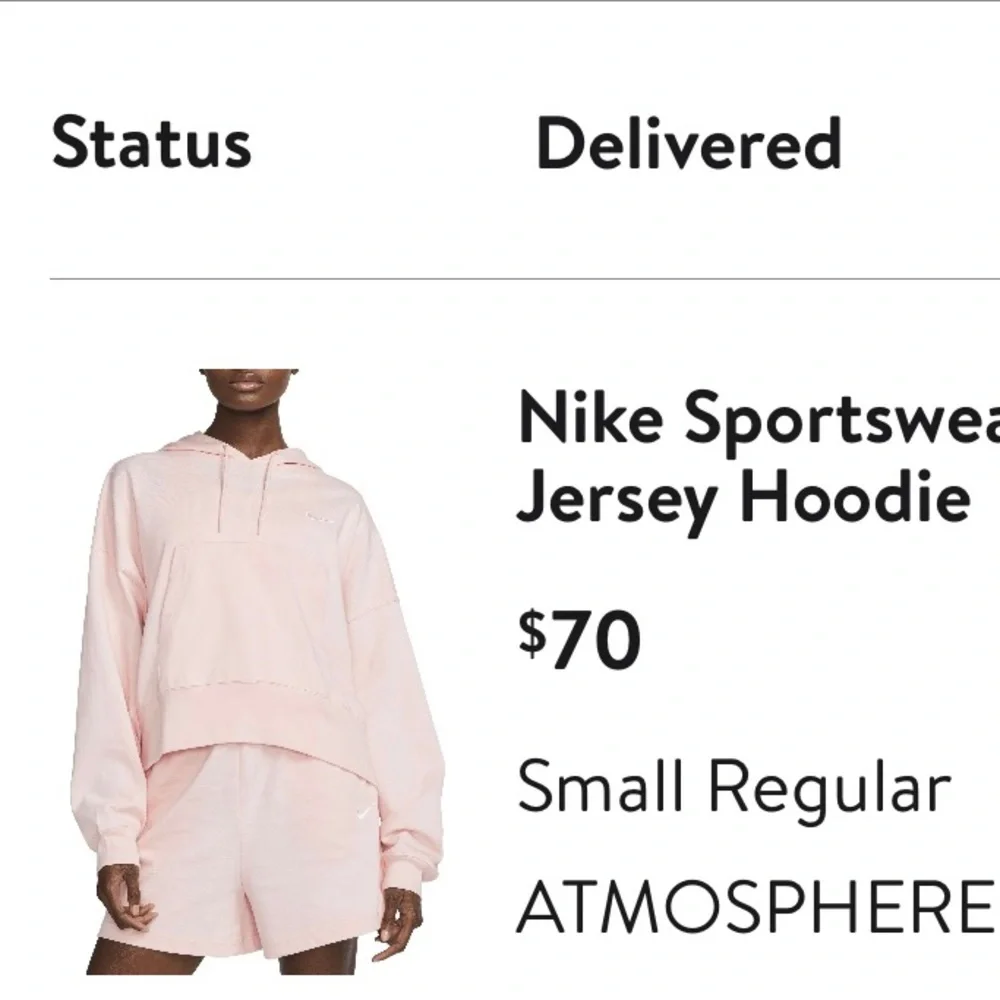 Pink Nike Hoodie - Picture 4 of 4